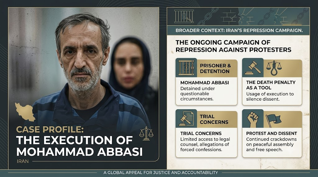 Execution of Mohammad Abbasi in Iran
